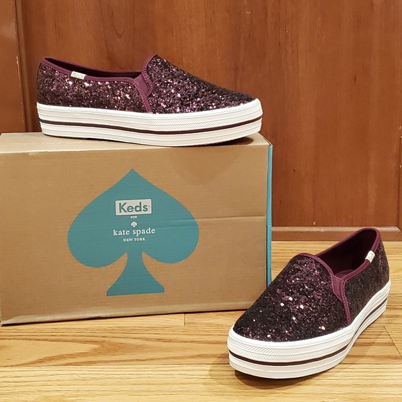 kate spade Shoes - NIB Keds x Kate Spade Triple Decker Glitter shoes